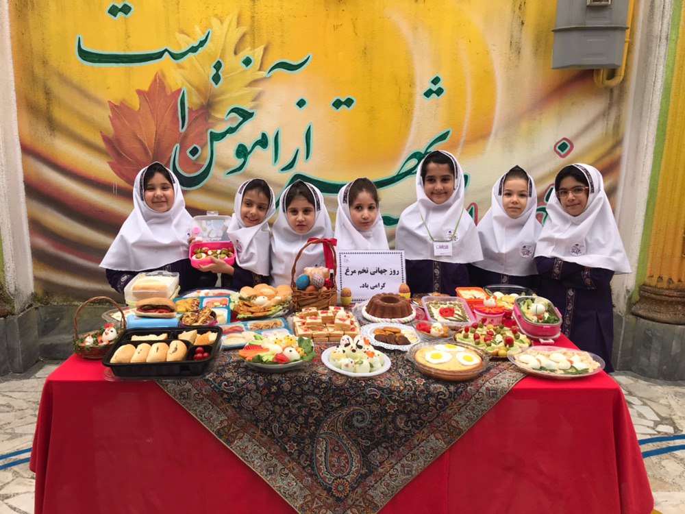 برگزاری جشنواره روز جهانی تخم مرغ در شعبه دو